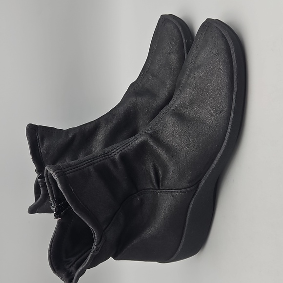 A'rcopedico L19 Ankle Boots Black Faux Leather Lytech Women 37 US 6.5 - Picture 1 of 10